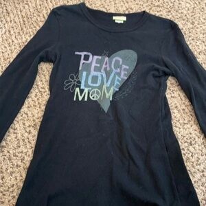 Peace Love Mom Top